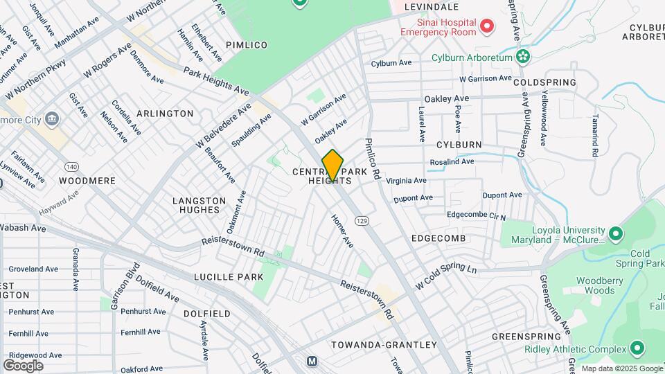 The Terraces at Park Heights (Senior 62+) Map and Location Details