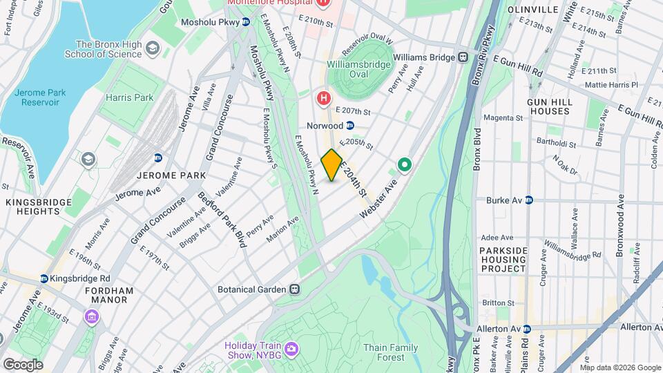 3063 Hull Ave Map and Location Details