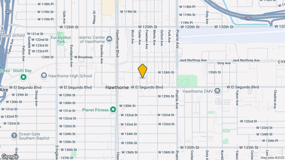 12704 Cedar Ave Map and Location Details