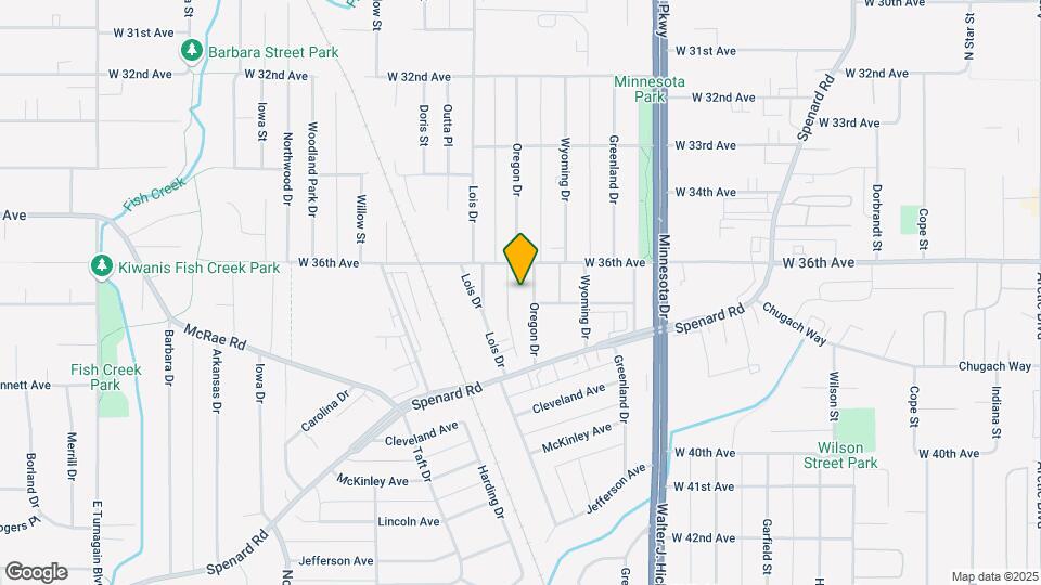 3604 Oregon Dr Map and Location Details
