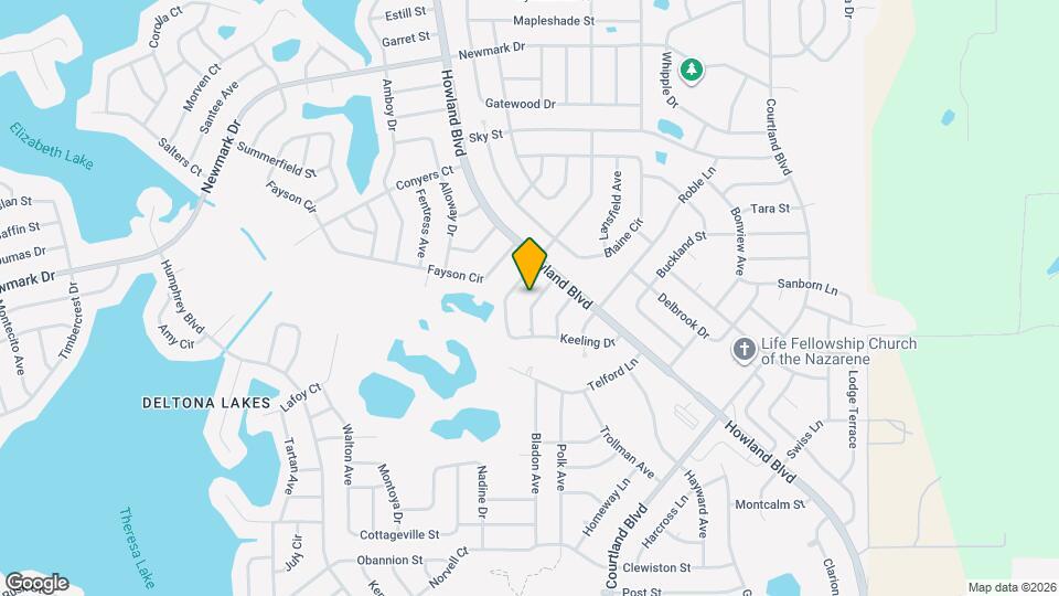 1509 Jupiter Ave Mapa y Detalles de la Ubicación