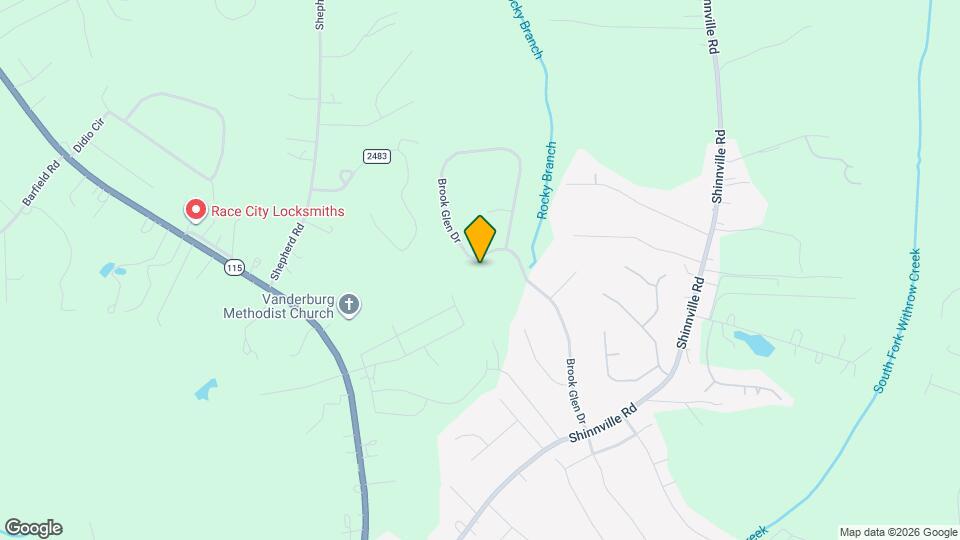 241 Brook Glen Dr Mapa y Detalles de la Ubicación