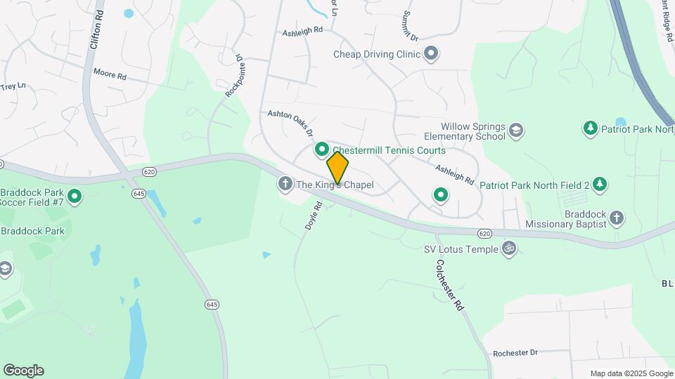 5802 Hampton Forest Way Mapa y Detalles de la Ubicación