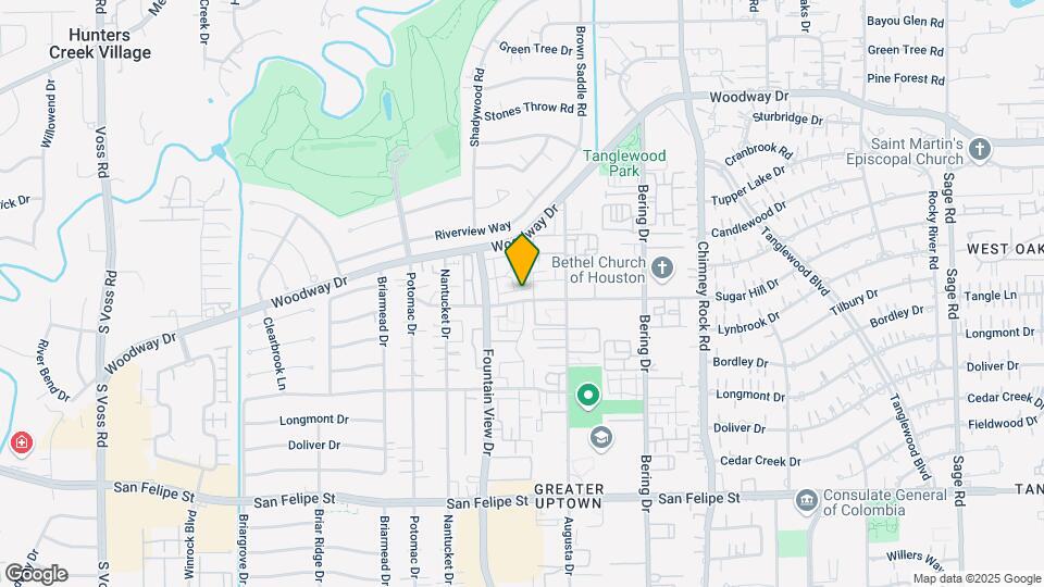 5858 Sugar Hill Dr Map and Location Details