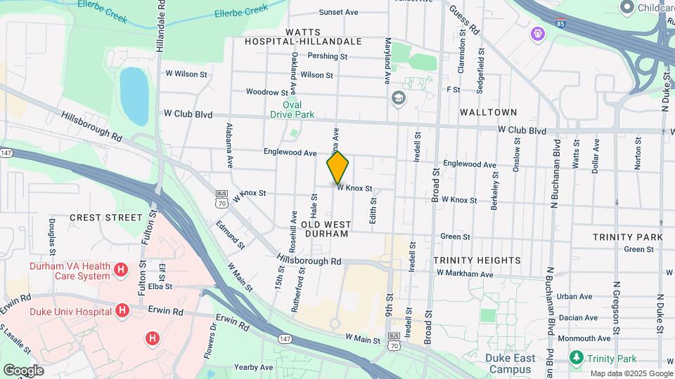 2211 W Knox St Mapa y Detalles de la Ubicación