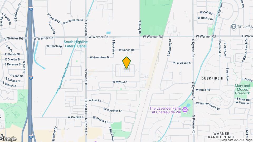 1090 W Caroline Ln Map and Location Details