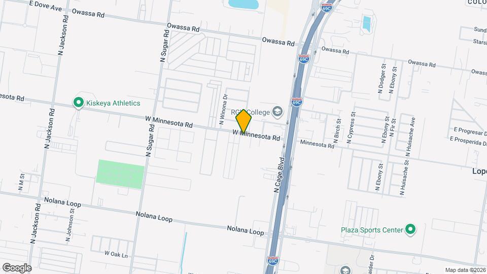 5204 N Hiawatha Dr, Unit 3 Mapa y Detalles de la Ubicación