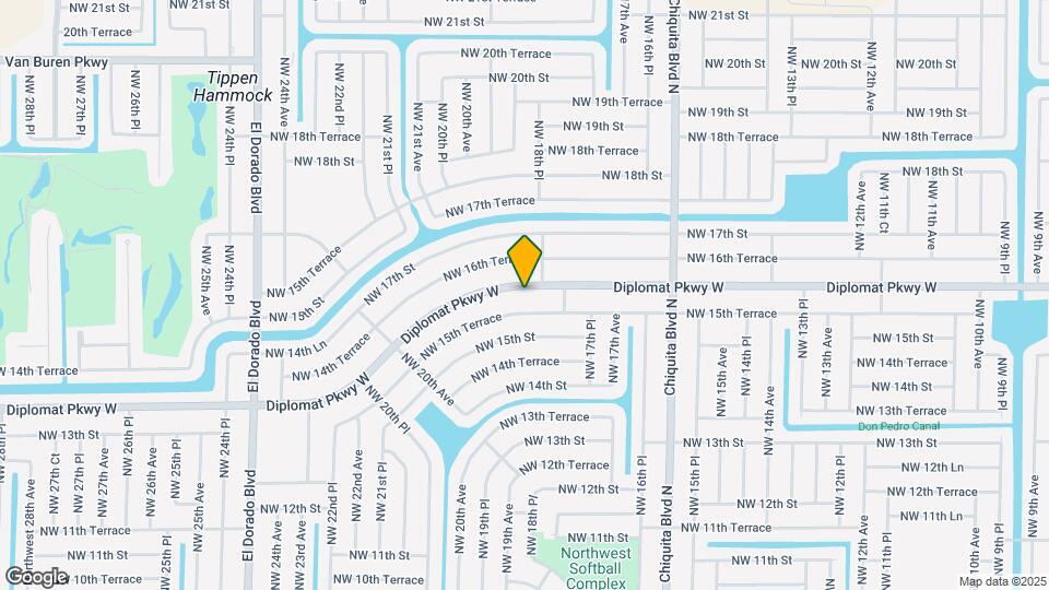 1822 Diplomat Pkwy W Mapa y Detalles de la Ubicación