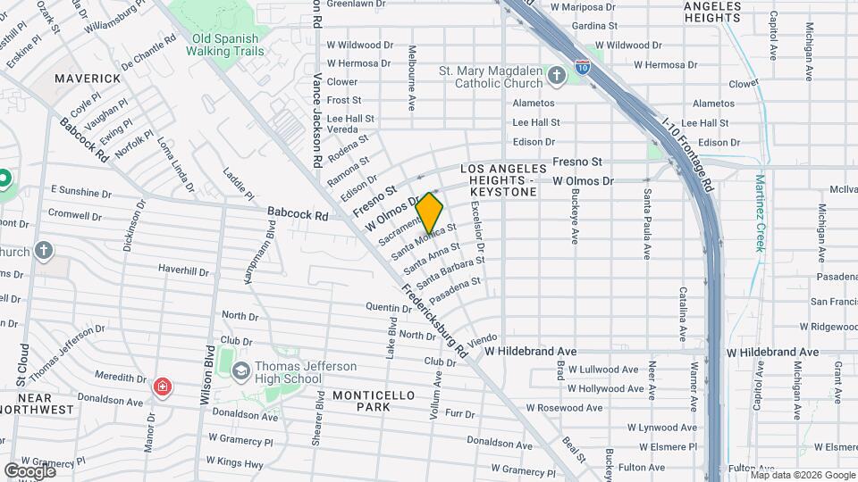 2202 Santa Monica St Mapa y Detalles de la Ubicación