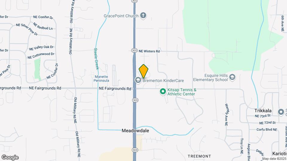 7601 Concord Ln NE Map and Location Details