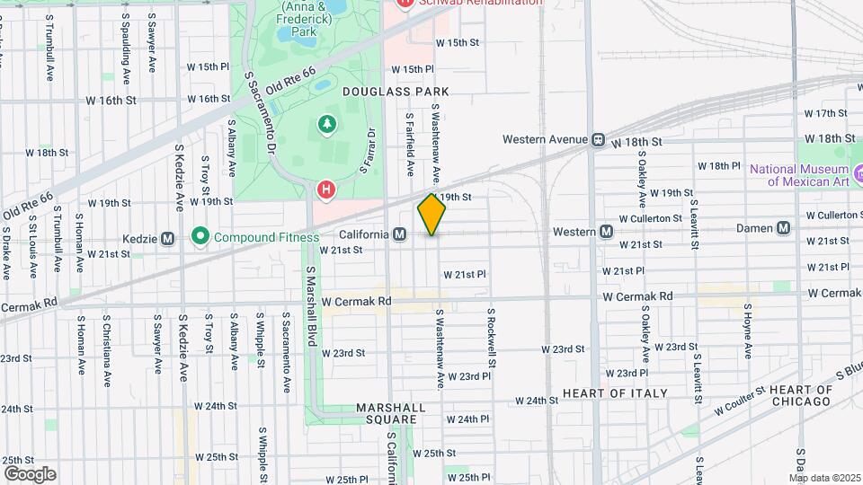 2020 S Washtenaw Ave, Unit 2R Map and Location Details