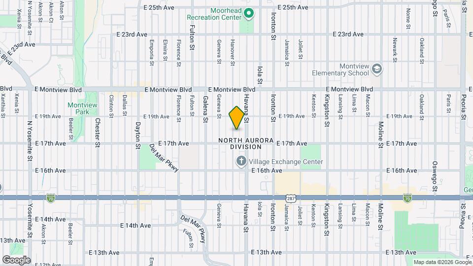 1736 Hanover St Map and Location Details