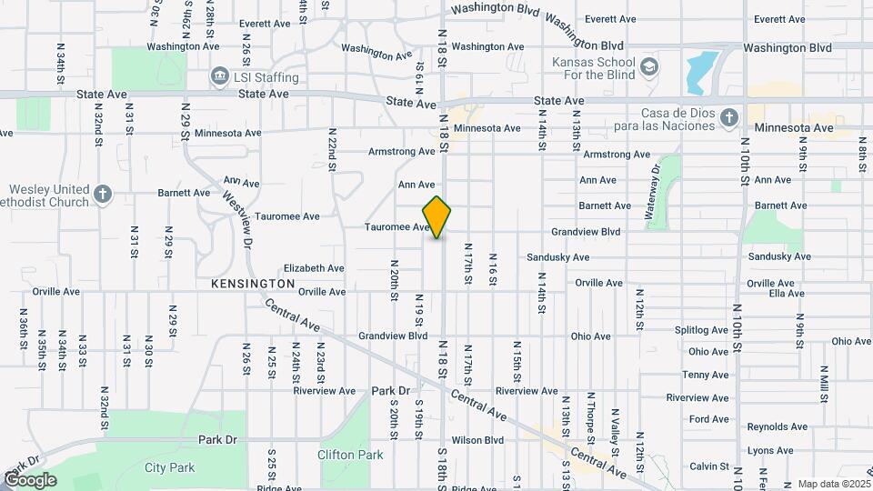 444 N 18th St Map and Location Details
