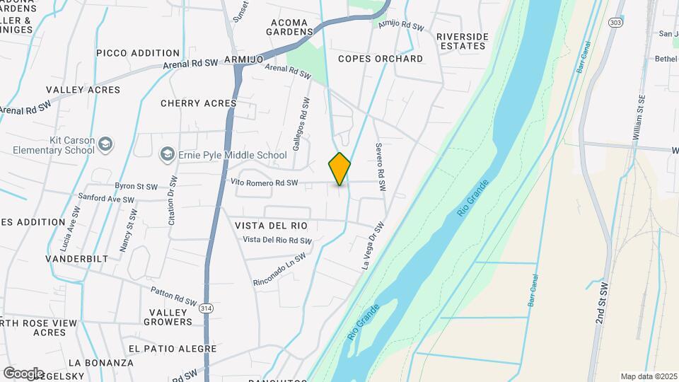 1218 Vito Romero Rd SW Map and Location Details