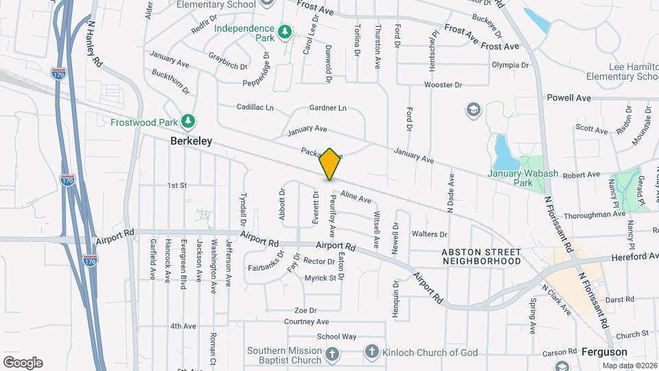 6333 Peurifoy Ave Map and Location Details