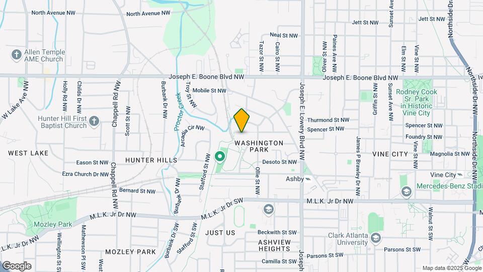 1064 Westmoor Dr NW Map and Location Details