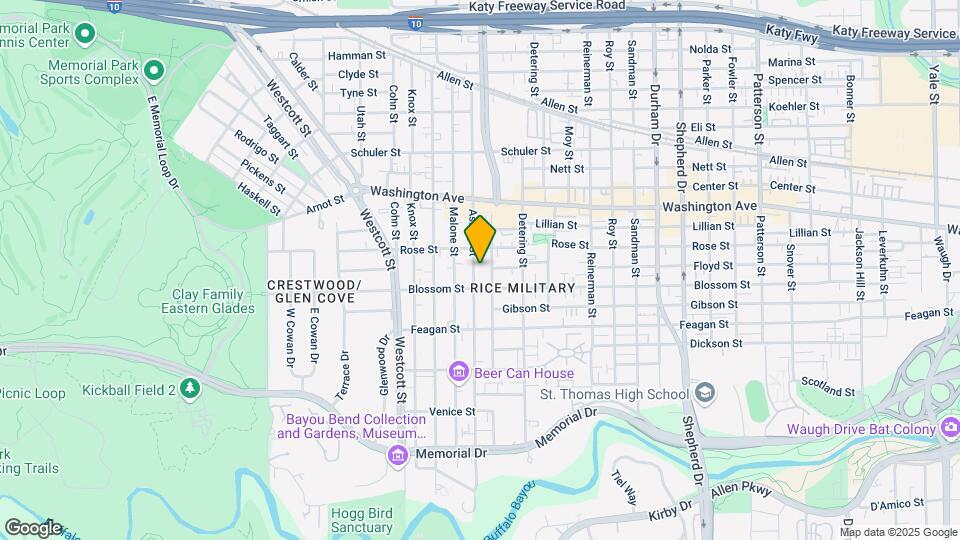 618 Asbury St Map and Location Details