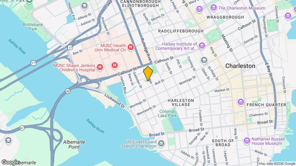 115 Ashley Ave Mapa y Detalles de la Ubicación