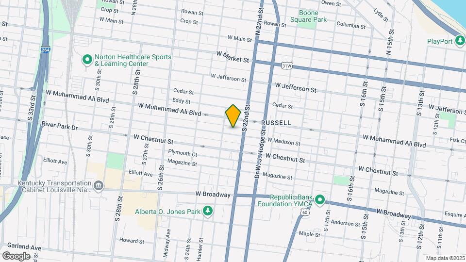 2221 W Madison St Map and Location Details