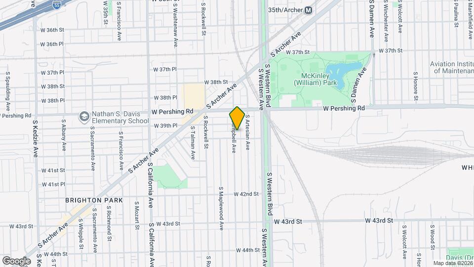 3951 S Campbell Ave, Unit 2 Map and Location Details