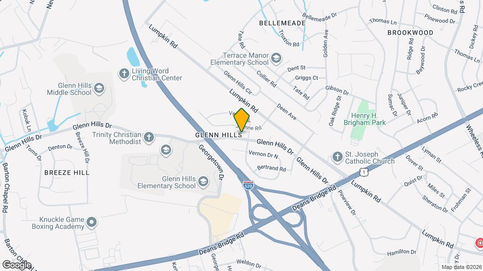 2803 Glenn Hills Dr Map and Location Details