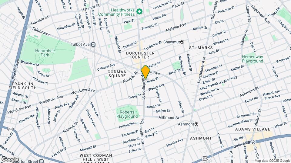 654 Washington St, Unit 2 Map and Location Details