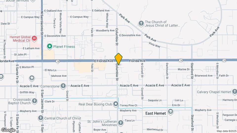 25808 Columbia St Map and Location Details