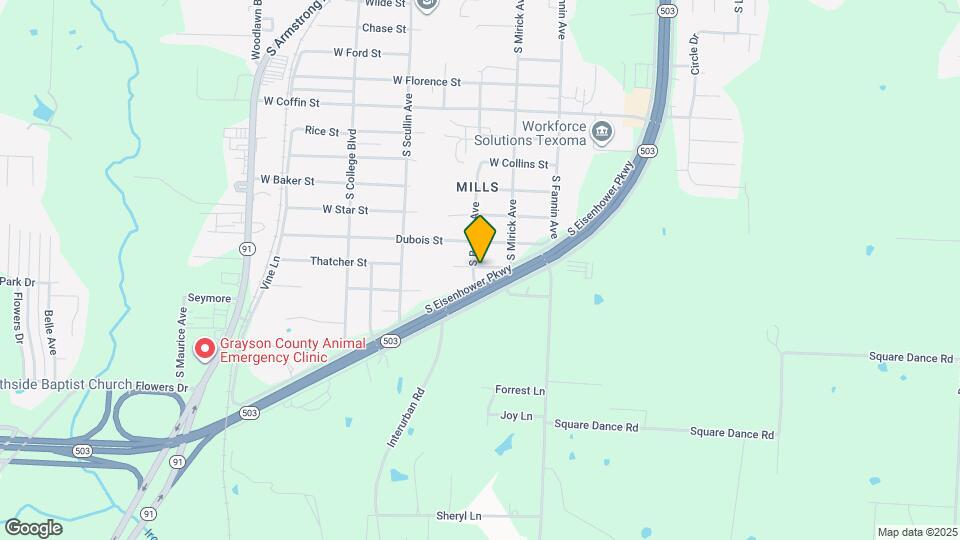 630 Thatcher St Map and Location Details