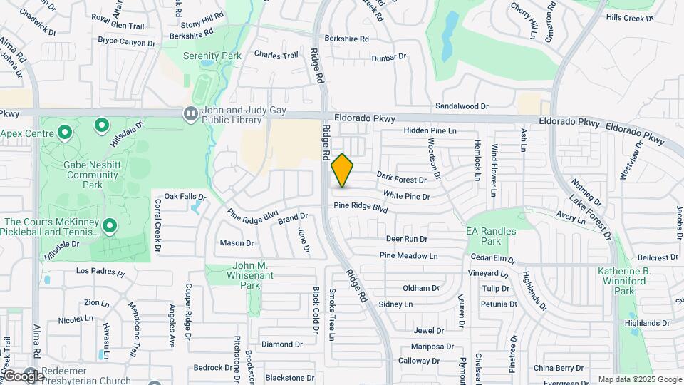 6245 White Pine Dr Map and Location Details