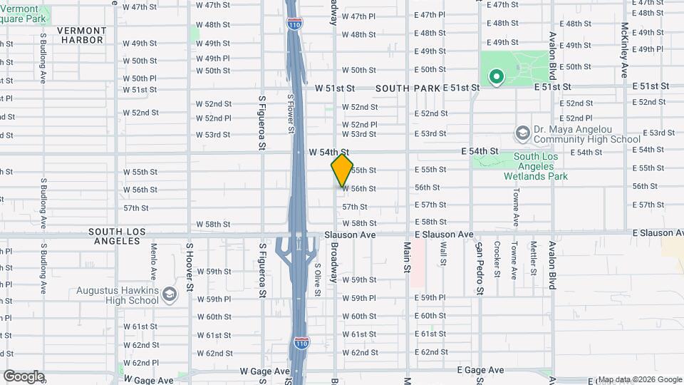 5600 S Broadway, Unit Apt #4 Map and Location Details