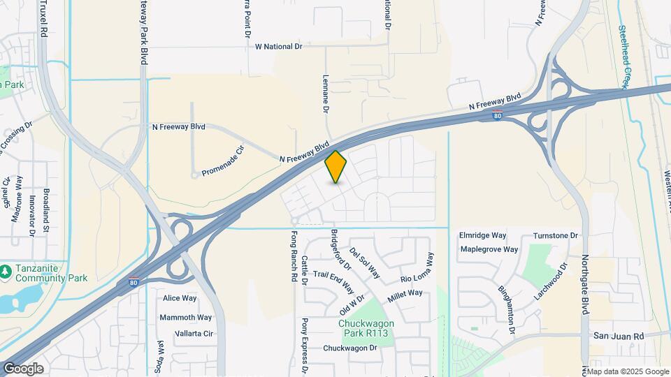3823 Roseparke Way Map and Location Details
