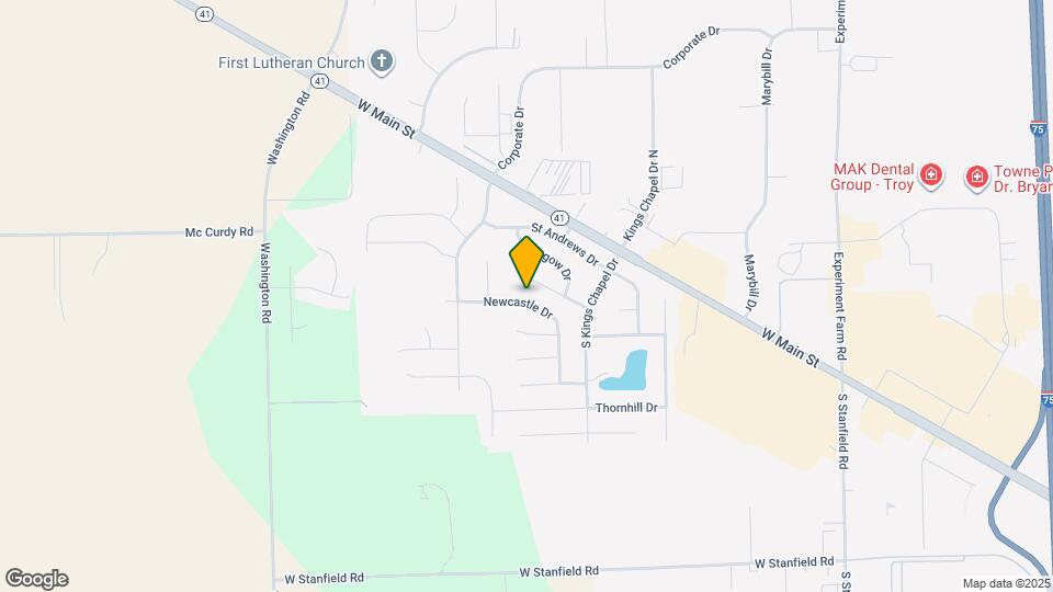 2517 Newcastle Dr Map and Location Details