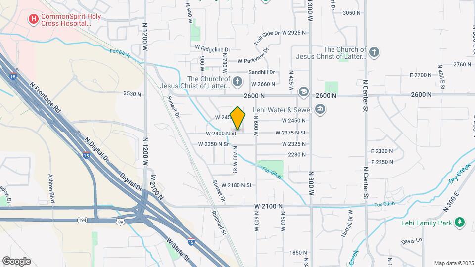 3188 W 2400 N Map and Location Details