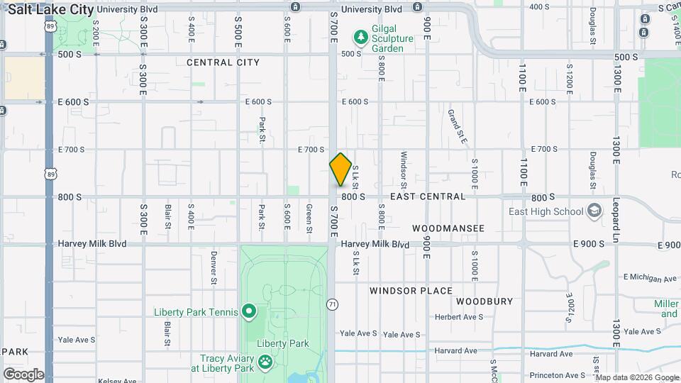 777 S 700 E Map and Location Details