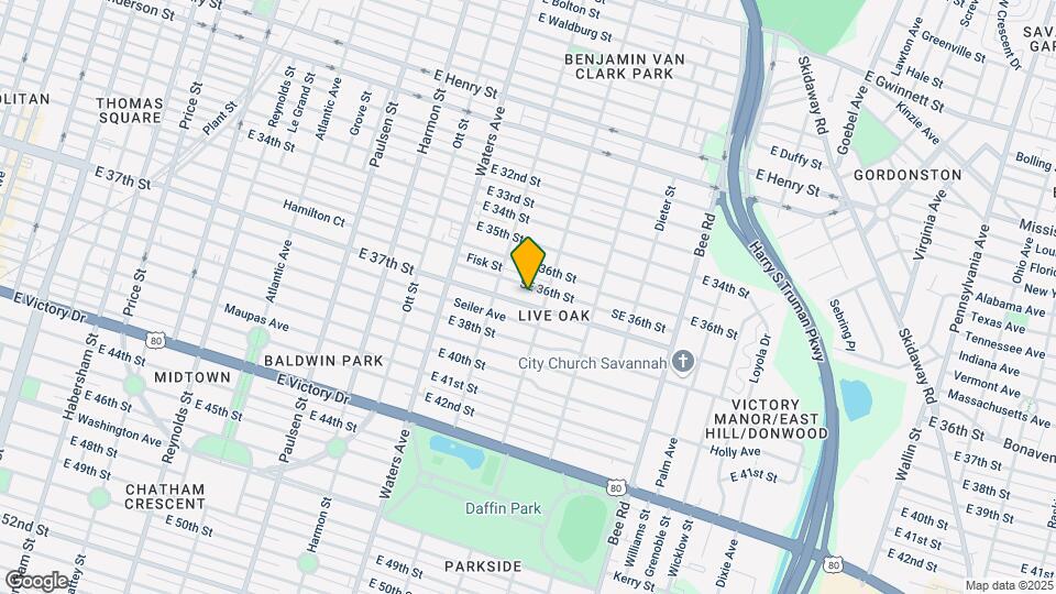 1216 E 37th St Mapa y Detalles de la Ubicación