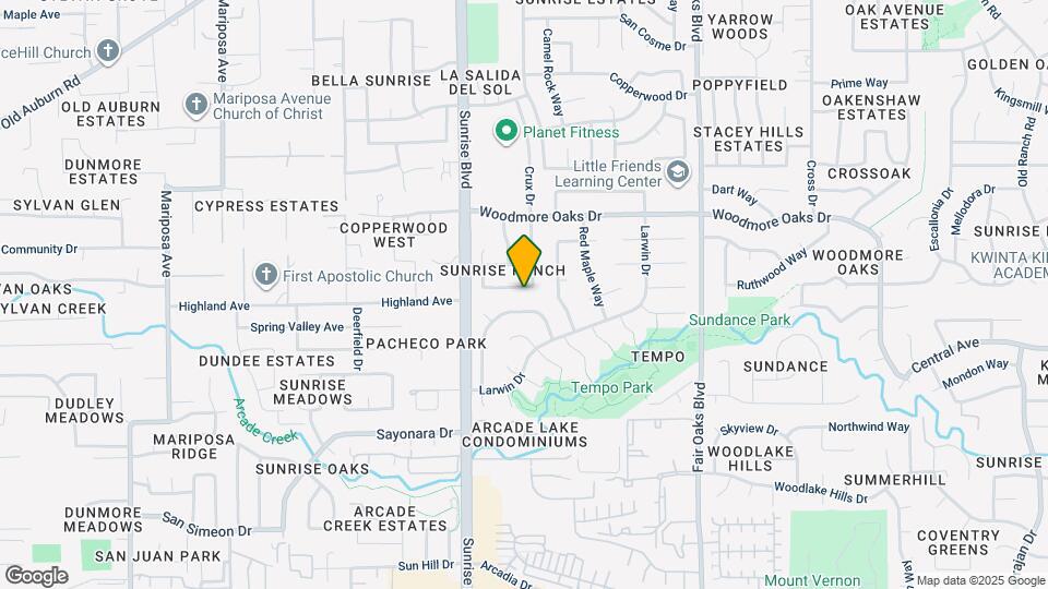 6864-6866 Trovita Way Map and Location Details