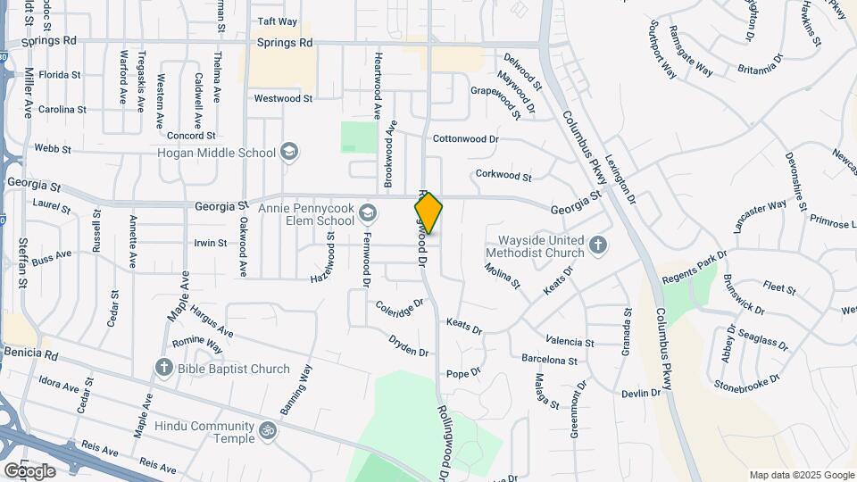 500 Baywood Dr Map and Location Details