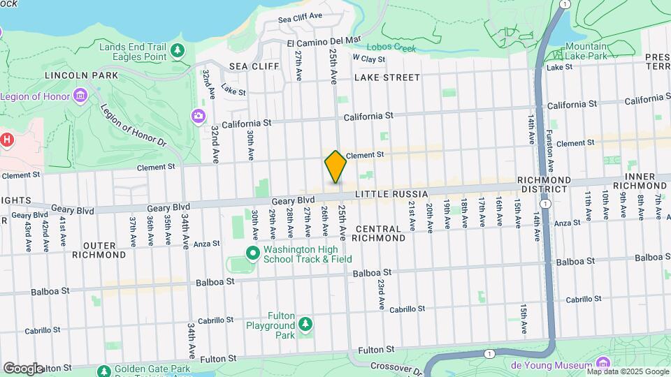 477 25th Ave Mapa y Detalles de la Ubicación