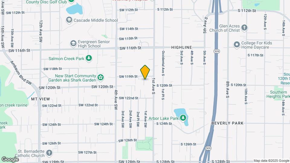 11914 1st Ave SW, Unit 1 Mapa y Detalles de la Ubicación