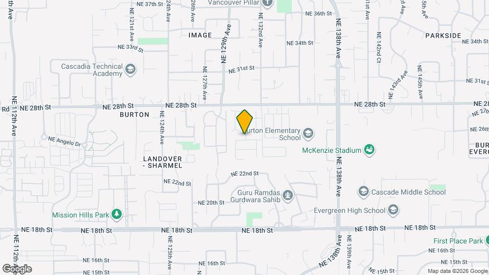 13024 NE 26th St Map and Location Details