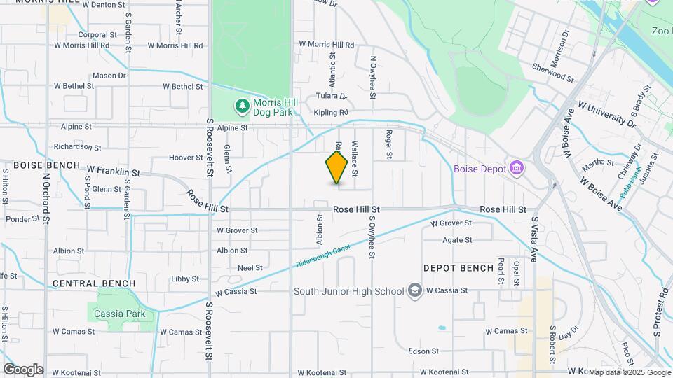 4118 W Glenn St Map and Location Details