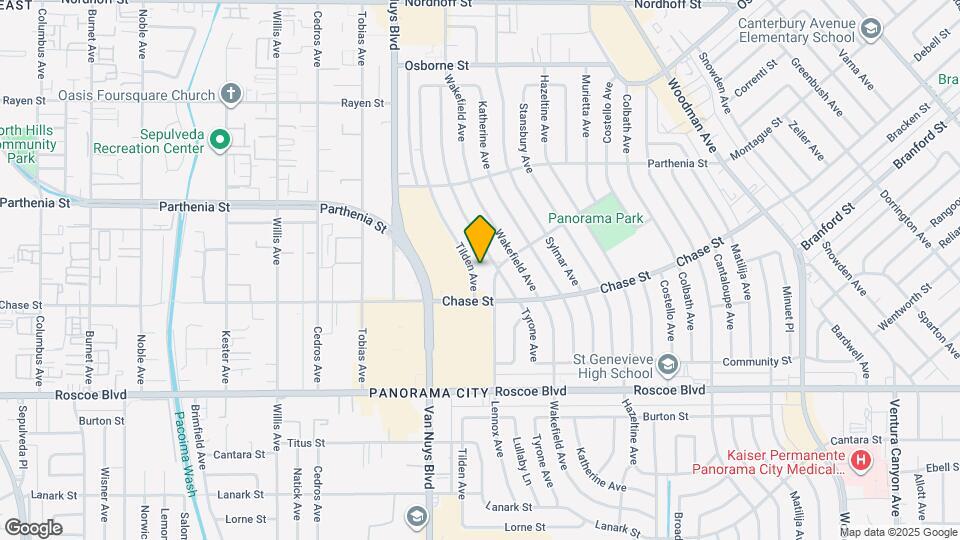 8532 Tilden Ave Mapa y Detalles de la Ubicación