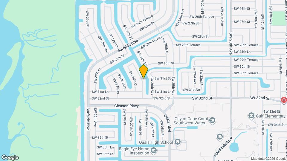 3101 SW 26th Pl Map and Location Details
