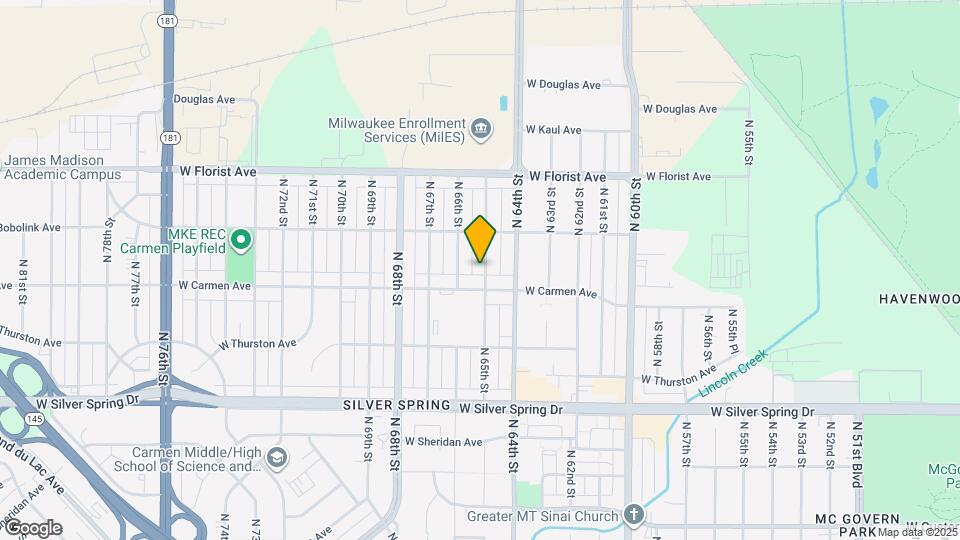 5827 N 65th St Mapa y Detalles de la Ubicación