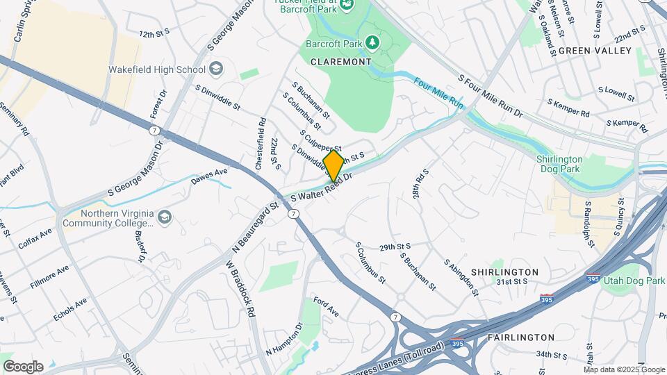 2643 S Walter Reed Dr-Unit -A Map and Location Details