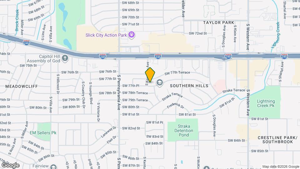 1417 SW 77th Pl Map and Location Details