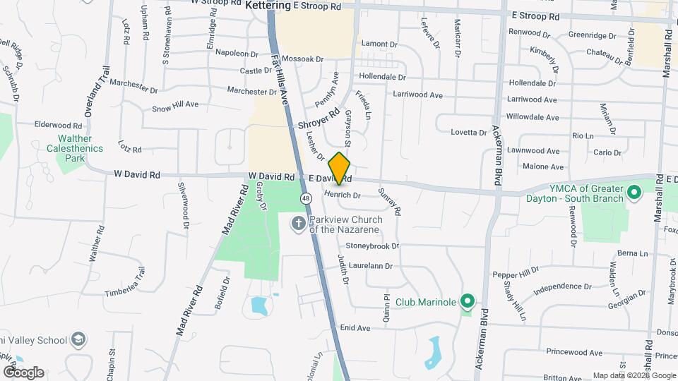 301 Henrich Dr Map and Location Details