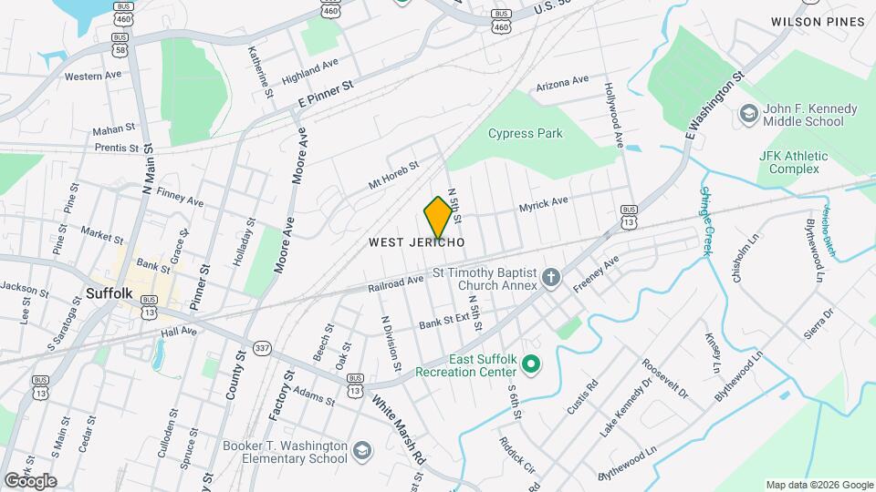 307 N 4th St Map and Location Details