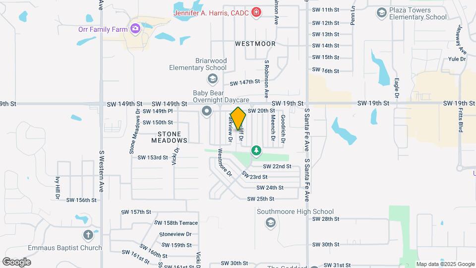 2129 Briarcliff Dr Map and Location Details