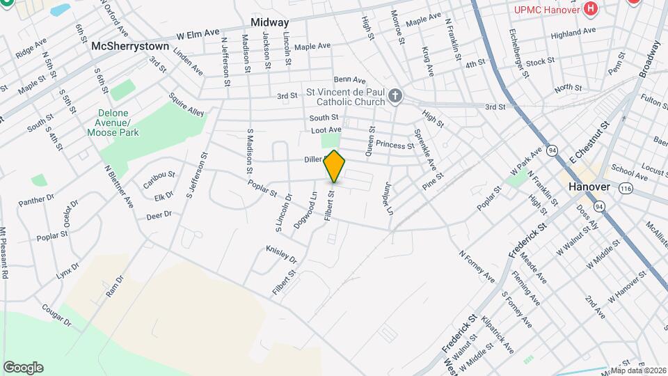 212-212.5-2125 Filbert St Map and Location Details